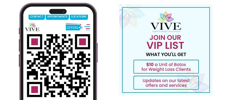 Join the VIP List of Vive Ageless And Weight Loss Center Serving Miami, Coral Gables, and Pinecrest, FL