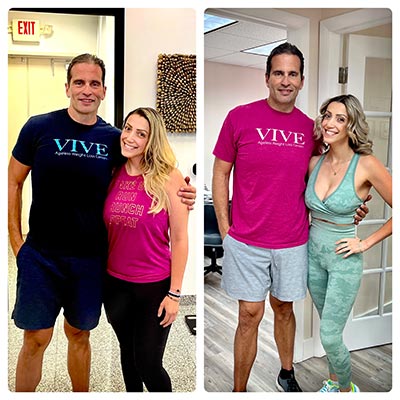 Before and After Photos of Vive Ageless Weight Loss Center Clients