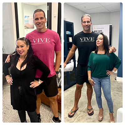 Before and After Photos of Vive Ageless Weight Loss Center Clients
