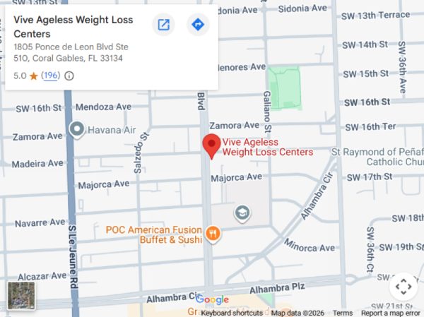 Map of Vive Ageless Weight Loss